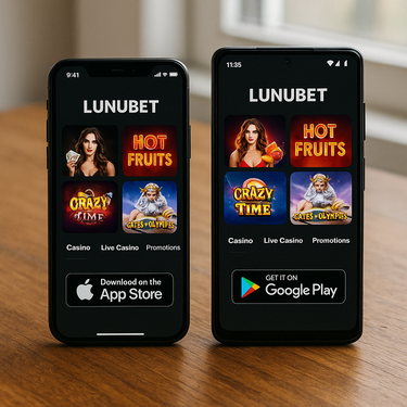 LunuBet - Mobile Apps Screenshot - iOS and Android